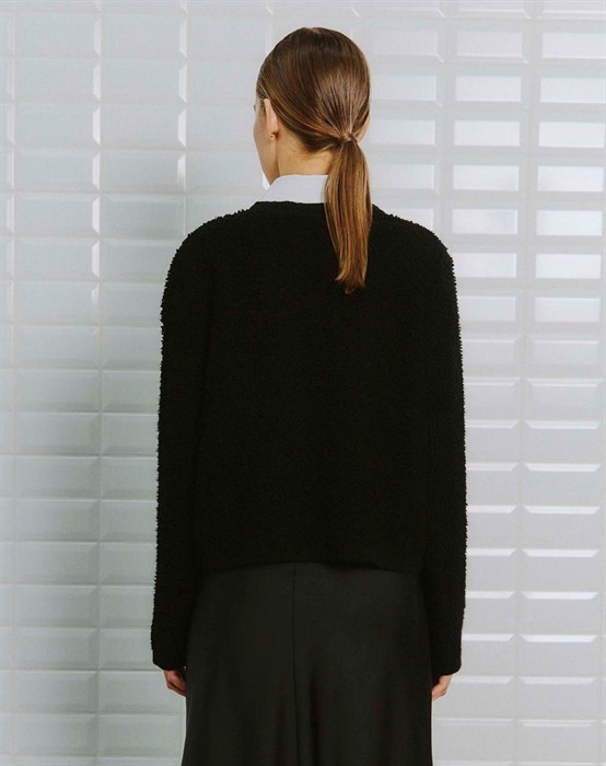 Julia WBL Boucle Cardigan - Black